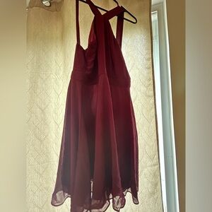Maroon Large Lulus Formal Dress